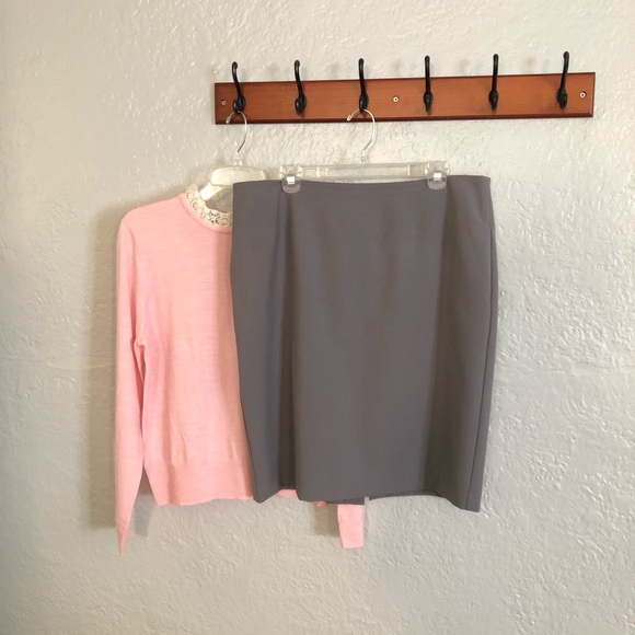 Ellen Tracy Dresses & Skirts - Ellen Tracy gray pencil skirt